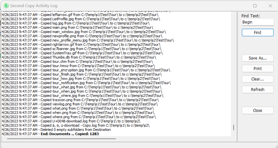 viewlog
